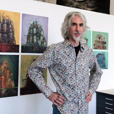 Pinturas postapocalípticas con fauna del pasado por Michael Kerbow