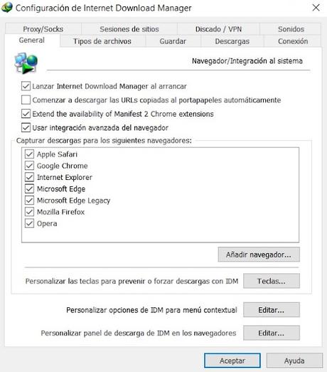 Internet Download Manager para windows, acelera tus descargas con esta genial aplicación