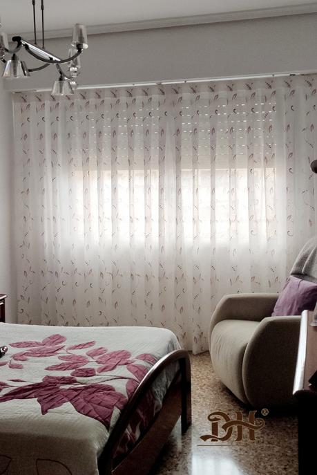 - Cortinas, Bordadas.