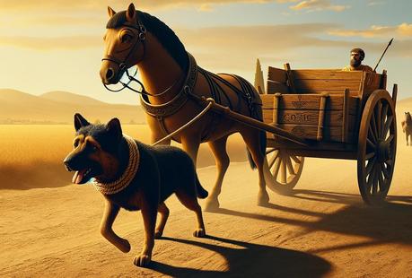 Visión Nocturna Metafora perro carro