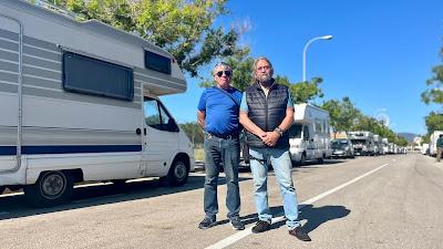 Cuando la precariedad balear obliga a vivir en caravanas.