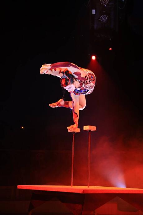 Las mujeres en el circo circo raluy contorsion