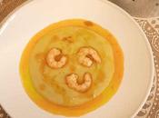 Crema judías verdes gambas