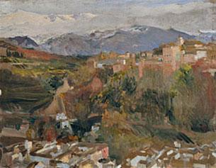 EXPOSICIÓN GRANADA EN SOROLLA: LA INSINUACIÓN CERCANA A LA ACUARELA.