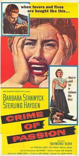 Patologías de vecindario: “Crime of passion” en Las tres noche de Barbara Stanwyck