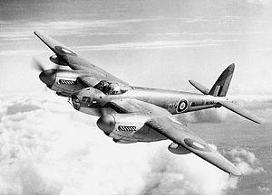 La aeronave  De Havilland Mosquito DH.98