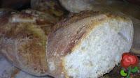 Pan casero a la antigua, con reciente casera