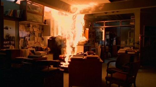 X-Files_Office_on_fire
