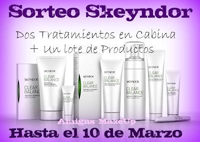 Sorteo Skeyndor, Tratamientos Cabina Lote Productos 