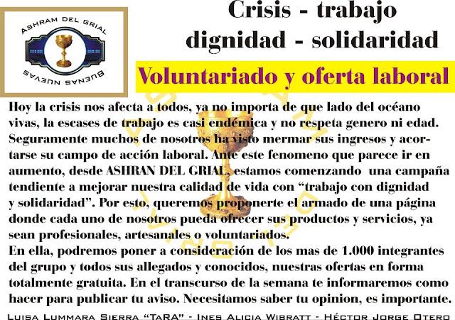 TRABAJO,DIGNIDAD Y SOLIDARIDAD