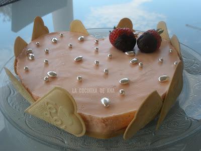 TARTA CORAZÓN DE NUBES