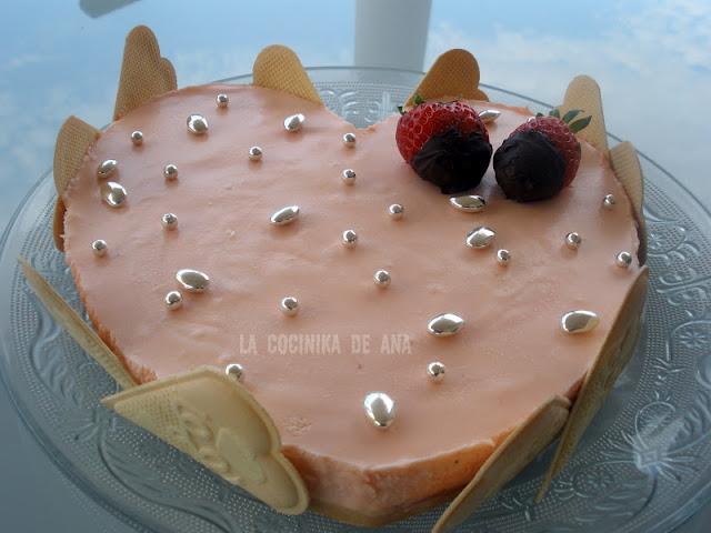 TARTA CORAZÓN DE NUBES