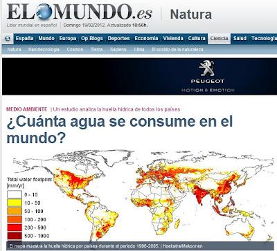 El agua un bien escaso.