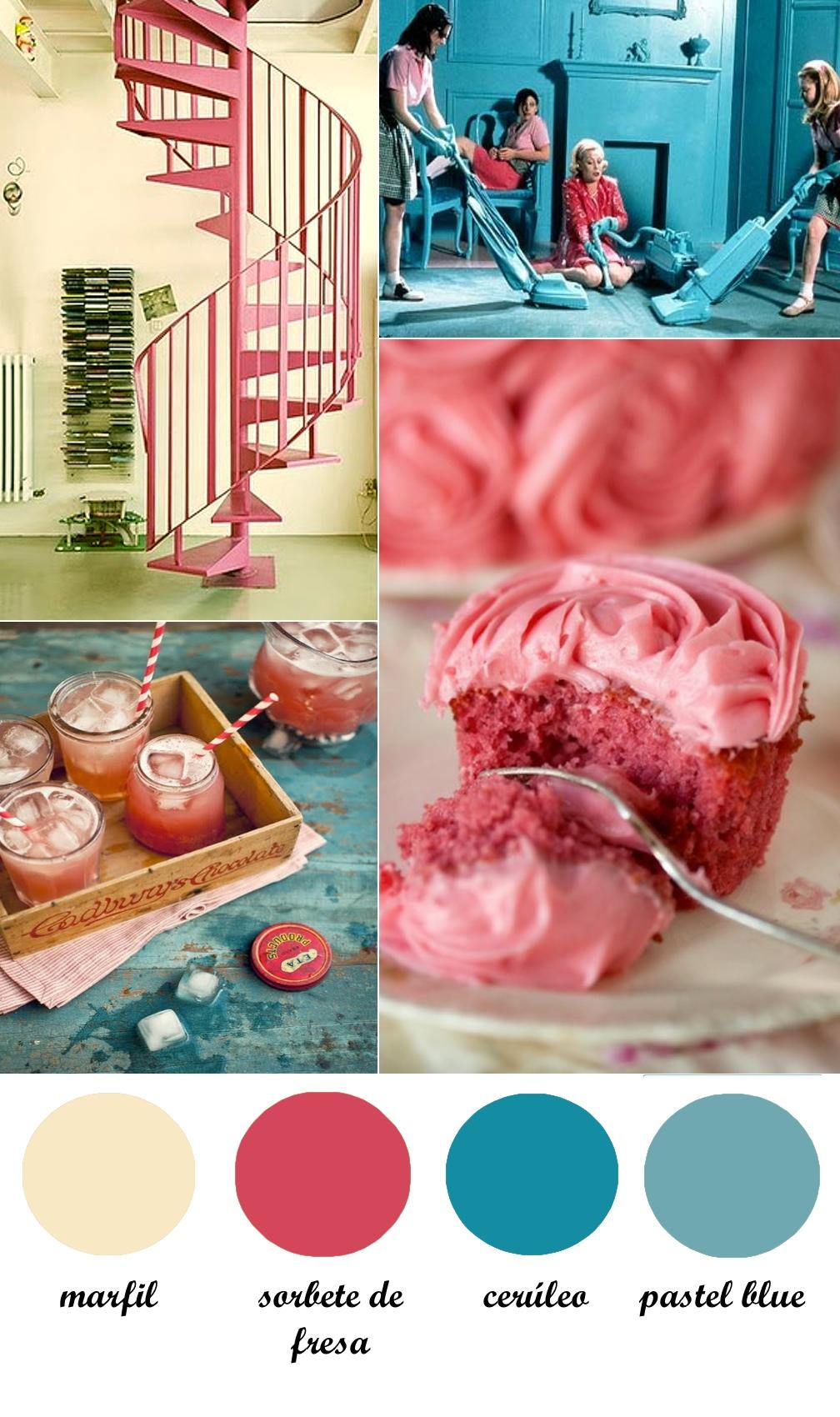 Colourboard 25. Azul y rosa/Blue and pink
