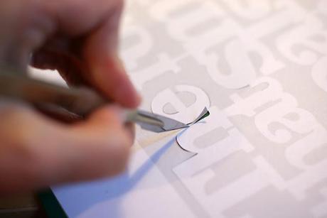 Diy: Originales cuadros tipográficos con la letra de tu canción o poema favorito