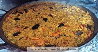 Receta de Fideuá marinera