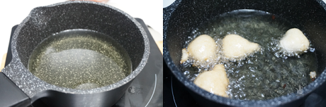 Buñuelos de yogur con anís, sin huevo Buñuelos de yogur con anís, sin huevo