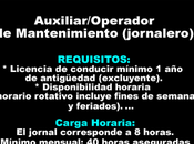 Auxiliar-Operador Mantenimiento(jornalero)