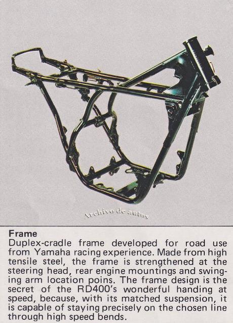 Yamaha RD400D presentada en el año 1977 Yamaha RD400D presentada en el año 1977
