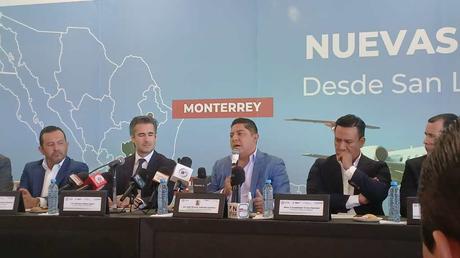 Ricardo Gallardo anuncia nuevas rutas aéreas para fortalecer conectividad en San Luis Potosí