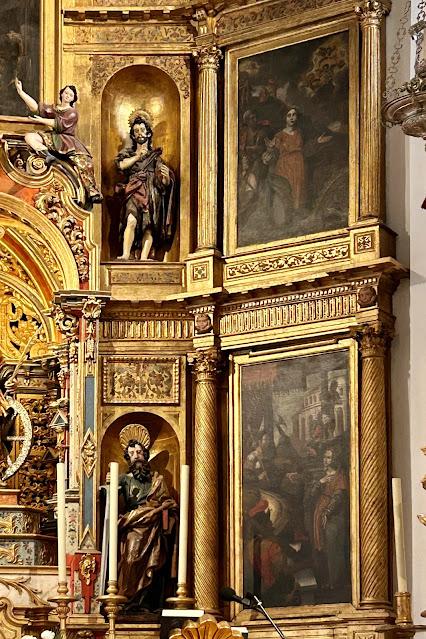 La Iglesia de Santa Catalina (8): el Retablo Mayor. La Iglesia de Santa Catalina (8): el Retablo Mayor.