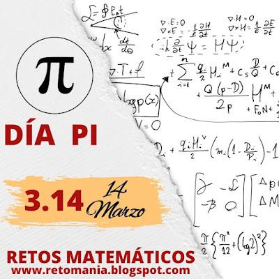 CELEBRACIÓN DE PI Día Pi, Día de las Matemáticas, Matemática Recreativa, MateRecreativa, Matemáticas Lúdicas, Acertijos, Acertijos Visuales, Retos mentales, Retos Visuales, Retos Virales, Desafíos matemáticos, Retos matemáticos, Problemas matemáticos, Acertijos, Descubre el número, Descubre el Personaje, Palabra Oculta, Jeroglíficos, Piensa rápido, Adivinanzas