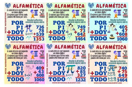 ALFAMÉTICAS PI ALFAMÉTICAS PI