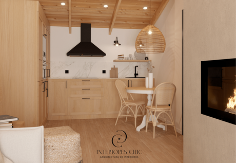 Interiorismo rural para que tu casa de campo atraiga clientes y sea tendencia en Instagram proyecto de interiorismo rural con cocina