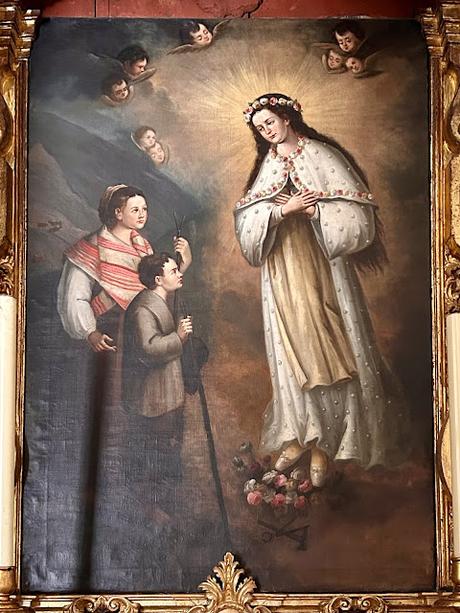 La Iglesia de Santa Catalina (10): el Retablo de la Virgen de la Salette.