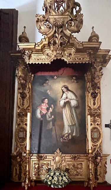 La Iglesia de Santa Catalina (10): el Retablo de la Virgen de la Salette.