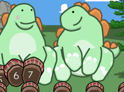Dinosorts. Juego ordenar clasificar números
