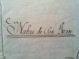 El Catastro de Ensenada y Las Navas