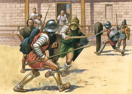 Ludus gladiatorum, escuela de gladiadores en la antigua Roma