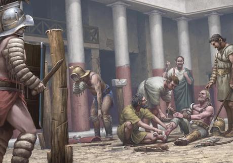 Ludus gladiatorum, escuela de gladiadores en la antigua Roma