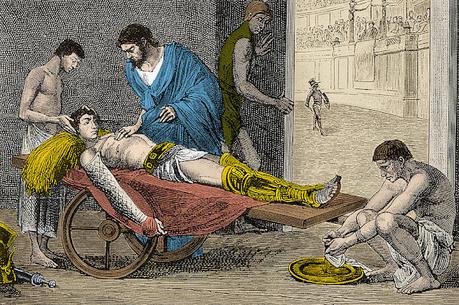 Ludus gladiatorum, escuela de gladiadores en la antigua Roma