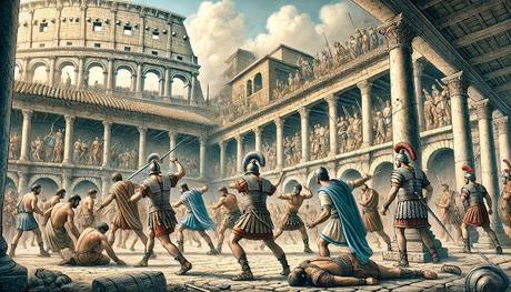 Ludus gladiatorum, escuela de gladiadores en la antigua Roma