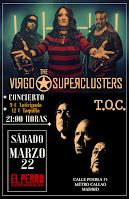 Concierto de The Virgo Superclusters y T.O.C. en El perro de la parte de atrás del coche