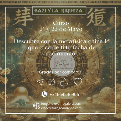 ‼️ NOVEDAD ‼️✨  Curso de BaZi carrera y riqueza.