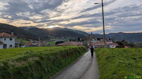Llegando a San Martín de Luiña, Cudillero
