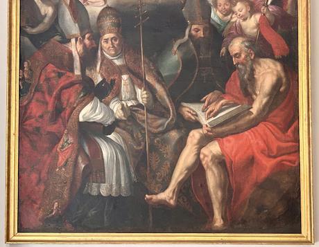 La Iglesia de Santa Catalina (15): el lienzo de la Exaltación de la Eucaristía.