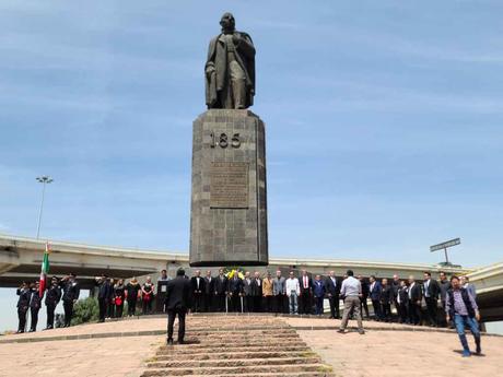 Conmemoran 219 Aniversario del Natalicio de Benito Juárez en San Luis Potosí