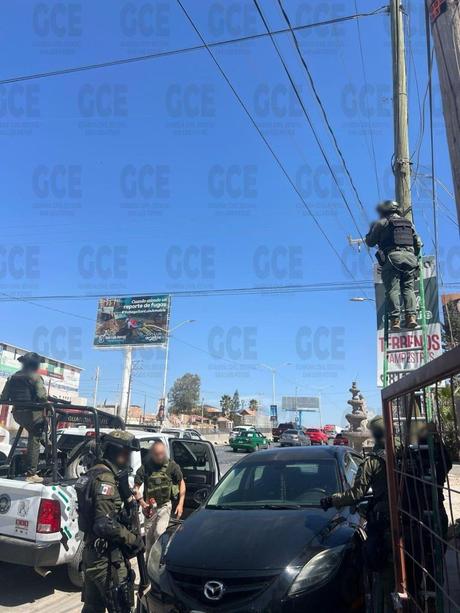 Guardia Civil Estatal, SEDENA y Guardia Nacional aseguran cámaras de videovigilancia presuntamente usadas por la delincuencia organizada