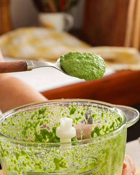 pesto casero cremoso