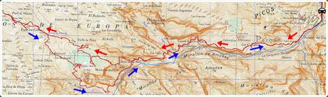 Poncebos-Senda del Cares-Canal de la Raya-Vega Maor-Ostón-Canal de Culiembru