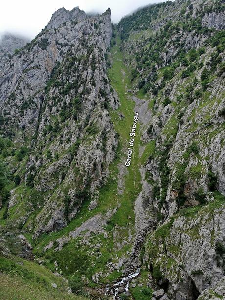 Poncebos-Senda del Cares-Canal de la Raya-Vega Maor-Ostón-Canal de Culiembru