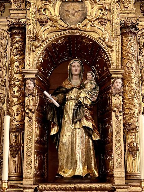 La Iglesia de Santa Catalina (17): el Retablo de Santa Ana y la Virgen Niña. La Iglesia de Santa Catalina (17): el Retablo de Santa Ana y la Virgen Niña.