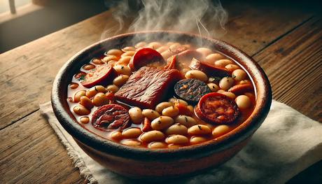 (Receta) Fabada asturiana con alubias de la granja (en olla exprés)