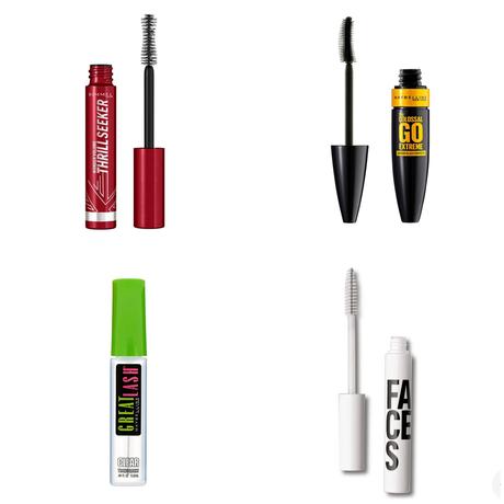 Máscaras de pestañas Maybelline avon vogue L’Oréal ski high waterproof hipoalergénica