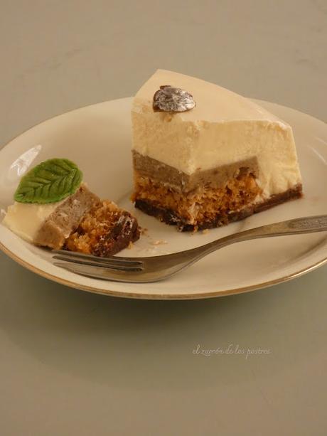 Tarta Semifrío Vainilla y Castaña