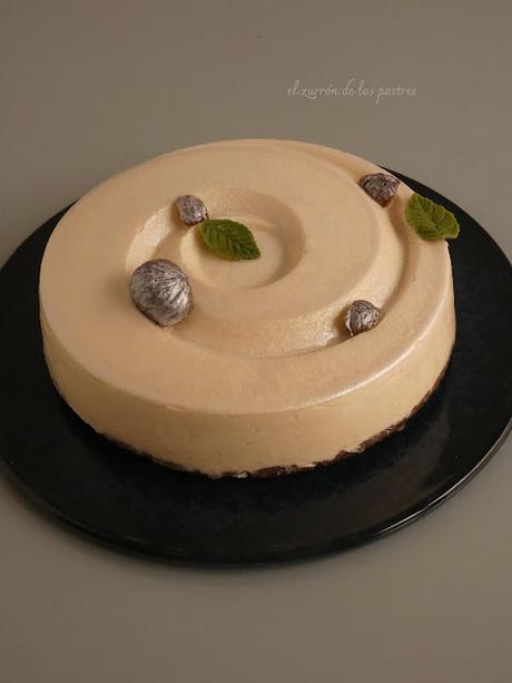 Tarta Semifrío Vainilla y Castaña